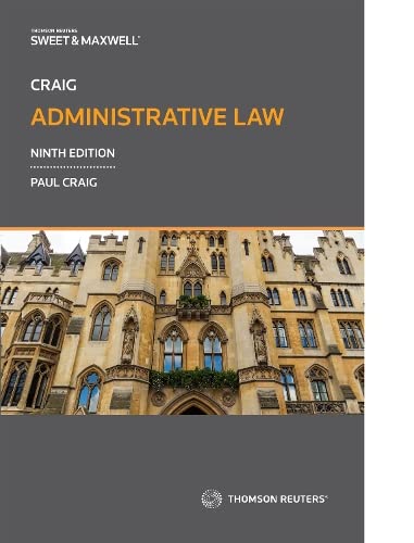 9780414075719: Craig: Administrative Law