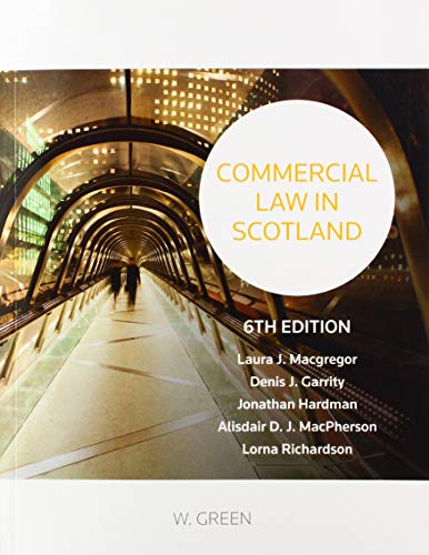 Beispielbild fr Commercial Law in Scotland zum Verkauf von Blackwell's