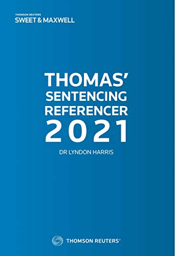 Stock image for Thomas' Sentencing Referencer 2021 for sale by Blackwell's