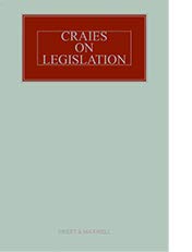 Beispielbild fr Craies on Legislation. 12th Edition zum Verkauf von Ria Christie Collections