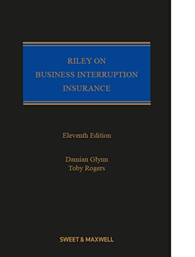 Stock image for Riley on Business Interruption Insurance for sale by Revaluation Books