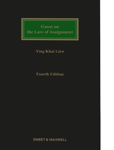 9780414088771: Guest on the Law of Assignment. 4th Edition