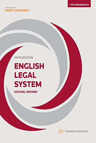 Imagen de archivo de English Legal System a la venta por Blackwell's