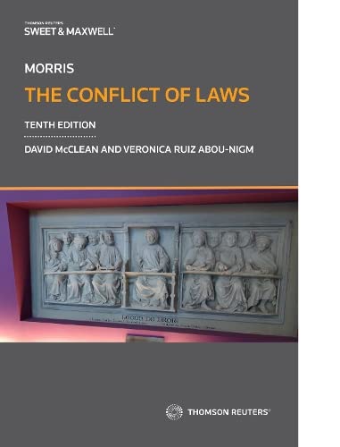 Beispielbild fr Morris: Conflict of Laws zum Verkauf von Revaluation Books