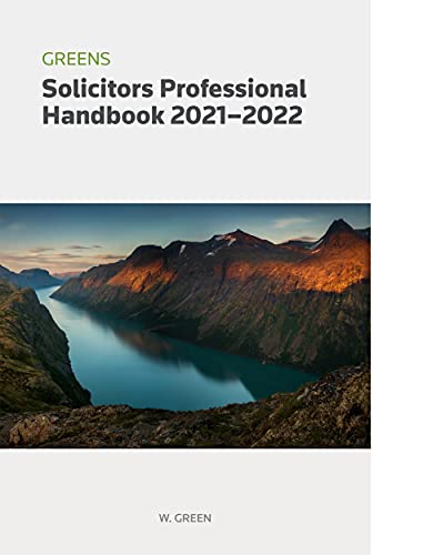 Beispielbild fr Greens Solicitors Professional Handbook zum Verkauf von AwesomeBooks