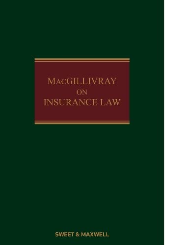 Imagen de archivo de MacGillivray on Insurance Law a la venta por Revaluation Books