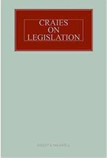 Beispielbild fr Craies on Legislation (Mainwork & 1st Supplement) zum Verkauf von Revaluation Books