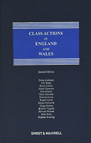 Imagen de archivo de Class Actions in England & Wales a la venta por Kennys Bookstore