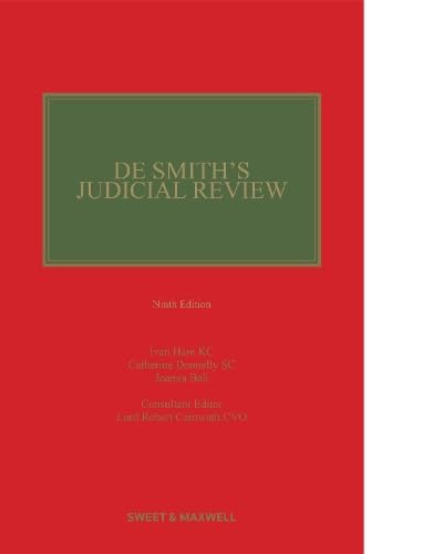 Imagen de archivo de De Smith's Judicial Review a la venta por Revaluation Books