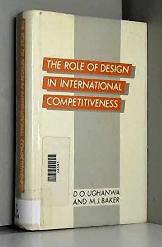 Beispielbild fr The Role of Design in International Competitiveness zum Verkauf von Anybook.com