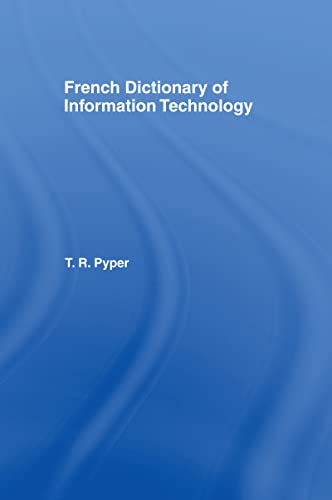 Beispielbild fr French Dictionary of Information Technology: French-English, English-French zum Verkauf von Anybook.com