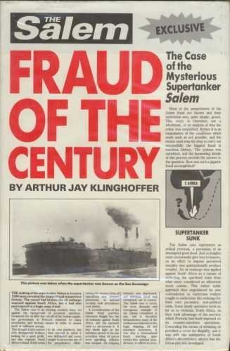 Imagen de archivo de Fraud of the Century: Case of the Mysterious Supertanker "Salem" a la venta por WorldofBooks