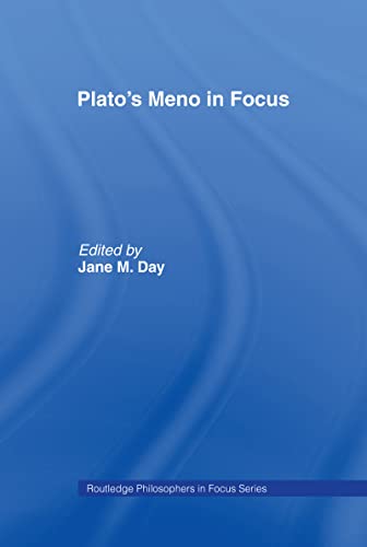 Stock image for Plato's Meno In Focus (Philosophers in Focus) for sale by Chiron Media
