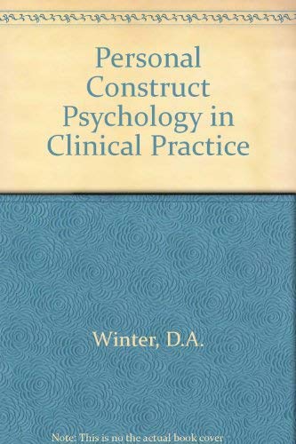 Beispielbild fr Personal Construct Psychology in Clinical Practice zum Verkauf von Anybook.com