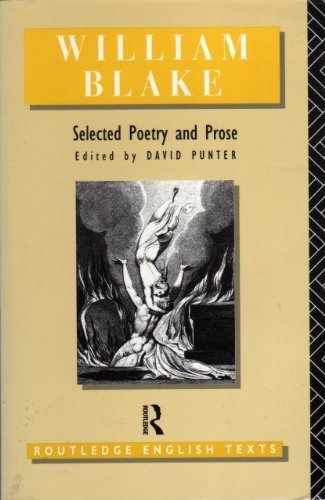 Stock image for William Blake: Selected Poetry and Prose (Routledge English Texts) for sale by medimops