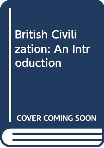 Stock image for British Civilization / An introduction for sale by Louis Tinner Bookshop