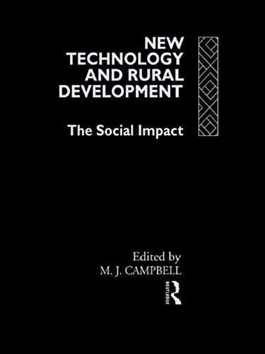 Beispielbild fr New Technology and Rural Development: The Social Impact zum Verkauf von Anybook.com