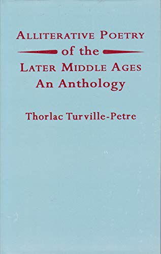 Alliterative Poetry of the Later Middle Ages (9780415013048) by Thorlac Turville-Petre