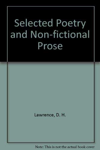 D. H. Lawrence: Selected Poetry and Non-Fictional Prose (9780415014298) by Lucas, John