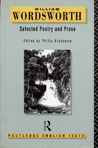 Imagen de archivo de William Wordsworth: Selected Poetry and Prose a la venta por Anybook.com