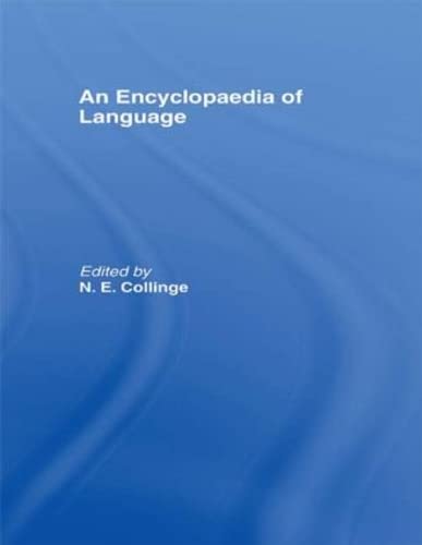 Imagen de archivo de An Encyclopedia of Language (Routledge Reference) a la venta por Chiron Media