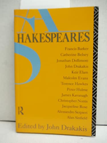 Imagen de archivo de Alternative Shakespeares a la venta por Better World Books