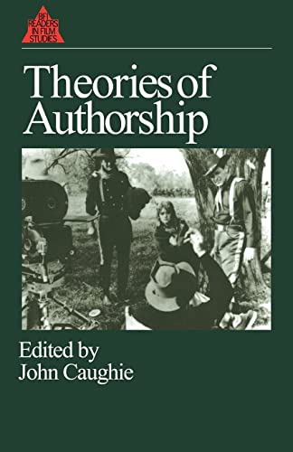 Beispielbild fr Theories of Authorship zum Verkauf von Better World Books