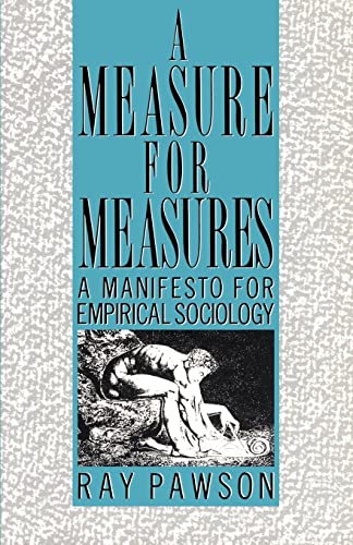 Stock image for A Measure for Measures : A Manifesto for Empirical Sociology for sale by Chiron Media