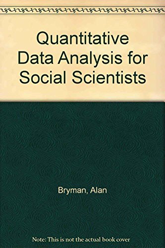 Stock image for Quantitative Data Analysis for Social Scientists for sale by Better World Books