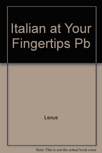 Stock image for Italian At Your Fingertips for sale by WorldofBooks