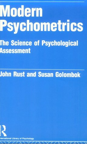 Stock image for Modern Psychometrics: Science of Psychological Assessment (International Library of Psychology) for sale by WorldofBooks