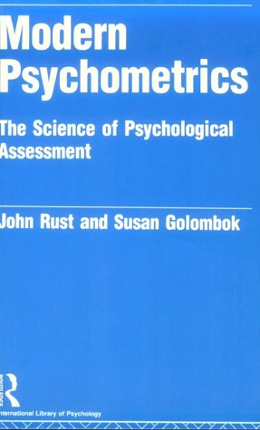 9780415030595: Modern Psychometrics: The Science of Psychological Assessment