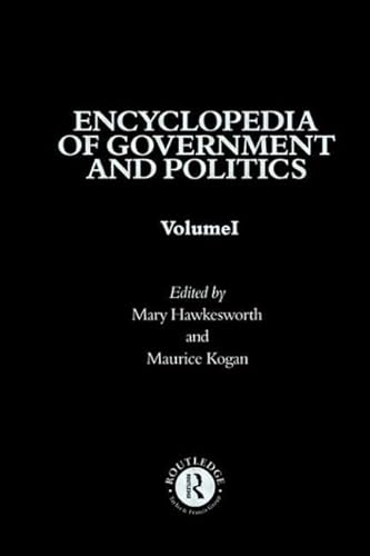 Imagen de archivo de Encyclopedia of Government and Politics. ( 2 volumes - SET) a la venta por Atticus Books