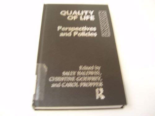 9780415031042: Quality of Life: Perspectives and Policies