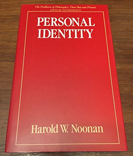 9780415033657: Personal Identity (Problems of Philosophy : Their Past and Present)