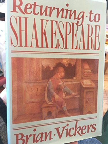 Beispielbild fr Returning to Shakespeare zum Verkauf von Better World Books