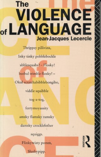 Imagen de archivo de The Violence of Language a la venta por GF Books, Inc.