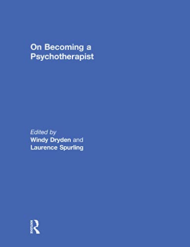Imagen de archivo de On Becoming a Psychotherapist a la venta por AwesomeBooks