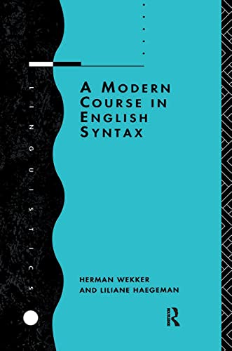 9780415036849: A Modern Course in English Syntax (Linguistics S)