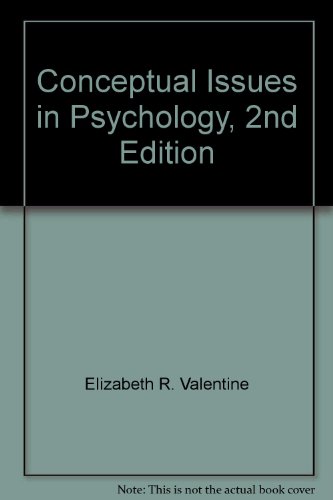 9780415039246: Conceptual Issues In Psychol