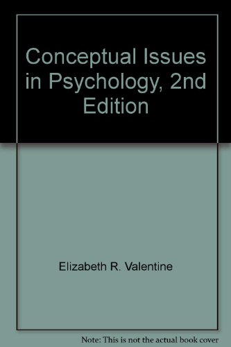 9780415039246: Conceptual Issues in Psychology, 2nd Edition