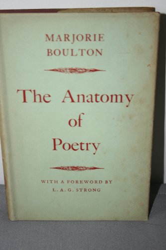 Beispielbild fr The Anatomy of Poetry zum Verkauf von WorldofBooks
