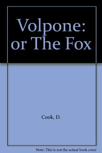 9780415040082: Volpone: or The Fox