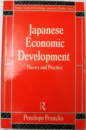 Beispielbild fr Japanese Economic Development zum Verkauf von PsychoBabel & Skoob Books