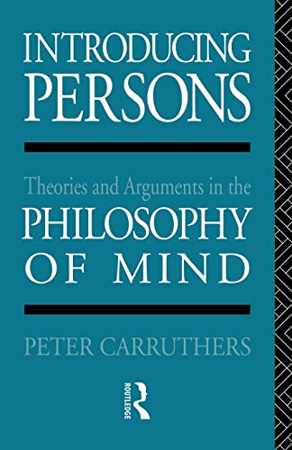 Beispielbild fr Introducing Persons : Theories and Arguments in the Philosophy of the Mind zum Verkauf von Blackwell's