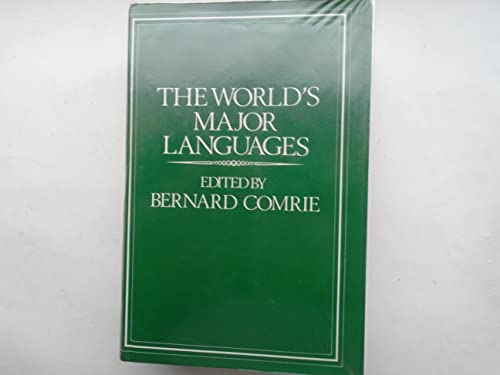 9780415045162: The World's Major Languages