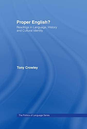 Stock image for Proper English for sale by Better World Books