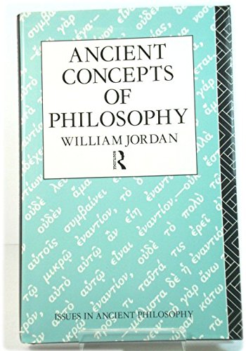 Beispielbild fr Ancient Concepts of Philosophy zum Verkauf von Better World Books