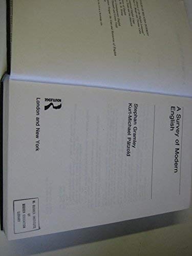 Imagen de archivo de A Survey of Modern English a la venta por Webbooks, Wigtown