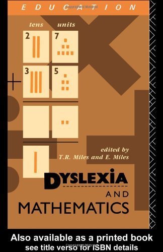 Stock image for Dyslexia and Mathematics for sale by AwesomeBooks